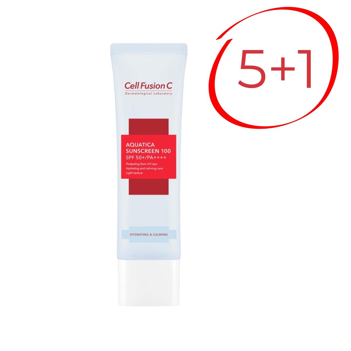 Cell Fusion C Aquatica Sunscreen 50 ml 5+1