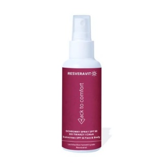 BACK TO COMFORT RESVERAVIT-C Ochronny spray SPF 50 125 ml