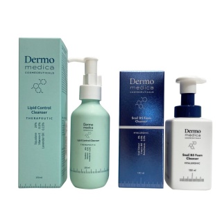 DERMOMEDICA Zestaw Lipid Control 150 ml + Snail Foam Cleanser 150 ml